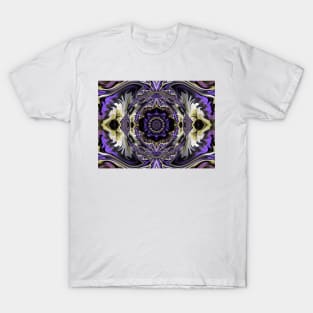 Purple Symmetry Pattern T-Shirt